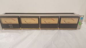 Ward-Beck MP4 (PPM) Rackmount Quad PPM Meter Panel