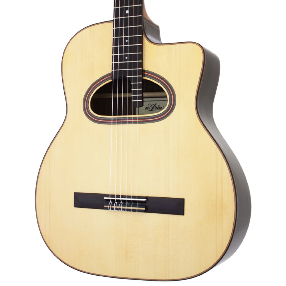 ARIA MM-85D/N Maccaferri-Style Classical guitar w/Hardshell case