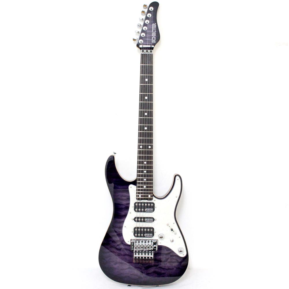 SCHECTER SD-DX-24-AS PRSB/R Electric Guitar Purple Sunburst