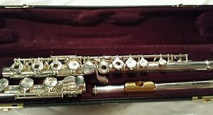 Yamaha Allegro 371 Open Hole Flute Silver Headjoint EXCELLENT NO RESERVE!