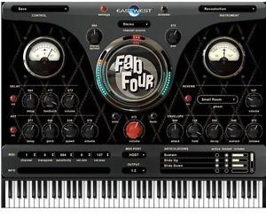 Boxed EastWest East West Fab Four Sample Library VST Software Mac/PC