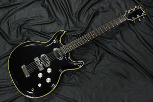 1970's Acoustic Black Widow Jimi Hendrix Electric Guitar Free Shipping