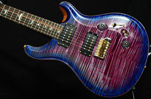 New Paul Reed Smith PRS Wood Library Custom 24-08 Guitar! Violet Blue Burst