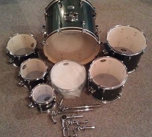 Charcoal Metallic Pearl Export EX 7-piece base drumset w/ limited hardware