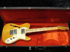 Fender 1972 Telecaster Thinline Nat/Mahogany Electric Free Shipping