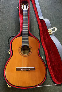 1970 Anselmo Solar Gonzalez Spanish Classical Acoustic Guitar With Original Case