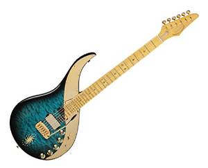 Dean Uli Jon Roth 6-String Electric Guitar - Trans Blue