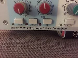 Amek 9098 Neve Design Preamp and EQ
