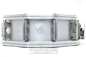 VK Drums Prototype Aluminum Snare Drum 14x5 w/ Hybrid Aluminum/Inox Hardware