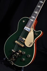 GRETSCH G6128TCG CADILLAC GREEN DUO JET W/HARDSHELL AND DYNASONICS MINT 2016