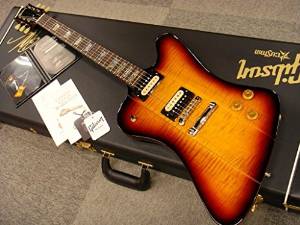 Free Shipping Gibson Custom Shop Tak Matsumoto Firebird Vintage Burst Guitar