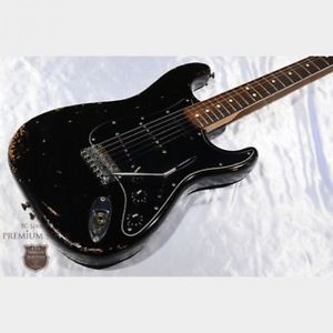 Fender 1980 STRATOCASTER / BLK / Rosewood Electric guitar Free Shipping