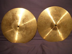 14" Paiste 602 Hi Hat Cymbals Owned and Played by Joe Morello. Steve Maxwell COA