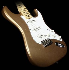 Fender Custom Shop Builder Select Greg Fessler 1969 Stratocaster Electric Guitar Firemist Gold Metallic