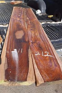100  211-212  1 7/8"  FIGURED COCOBOLO BOOKMATCH TURNING WOOD LUMBER BOARD SLAB
