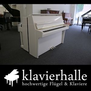 Schönes Schimmel Klavier, 112cm, weiss poliert, optisch neu ★ vom Fachhändler