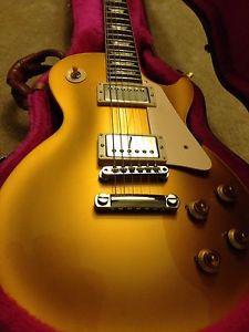RARE VINTAGE 1995 GIBSON LES PAUL CUSTOM SHOP HISTORIC 57 REISSUE GOLDTOP MINT!