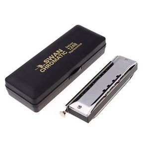 20X(Harmonica Mouth Organ 12 Holes with 48 Tone Key of Reed Wind Instrument)SR