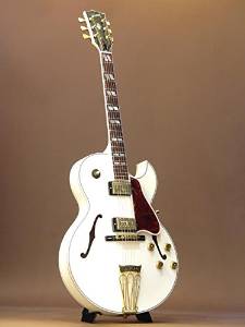 Used Gibson Custom Shop L-4c 2003 Namm Show Custom Model 2003 Pearl White