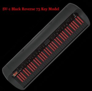 KORG Limited Edition Black Reverse 73 Key Keyboard New vintage piano SV1-73R-BK