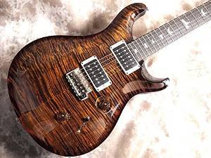 Free Shipping Paul Reed Smith 2014 Custom24 10top Black Gold Burst Guitar