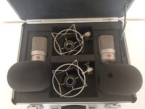 Neumann TLM103 Condenser Mic Set - Anniversary Pair - Satin Nickel