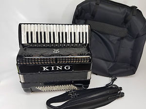 Polka,Zydeco,Gypsy,Jazz,Continental, KING PIANO accordion Italian made NEW