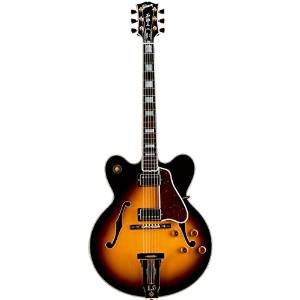 Gibson Custom Shop HSLCDCVSGH1 L5 Double Cut Hollow-Body Electric Guitar, Vintage Sunburst