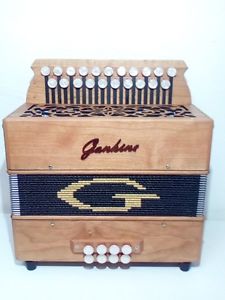 Accordéon diatonique Gankine, sol do, occasion, très bon état, garantie 2 ans
