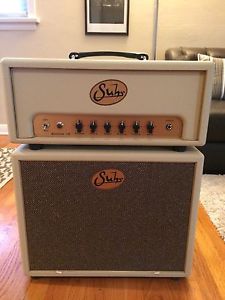 SUHR Badger 18 watt Guitar Amp with Matching 1x12 Cab - Cream