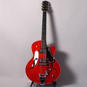 Godin 5th Avenue Uptown GT Trans Red Archtop Used Electric Guitar Deal From JP