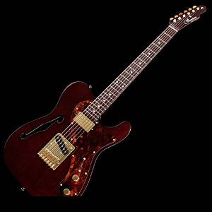 Free Shipping Freedom Custom Guitar Research Brown Pepper Semi Order Model Rose Transparent Gold Hardware