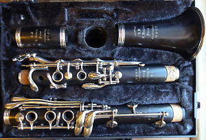 Vintage Malerne Professional Bb Boehm System Wood Clarinet Overhauled
