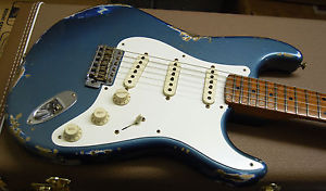 2016 Fender 1959 Stratocaster Baked AAA Flamed Maple Neck Heavy Relic SUPER RARE