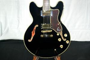 EPIPHONE SHERATON II PRO, COIL TAPPING, EBONY FINISH, Int'l Buyer Welcome