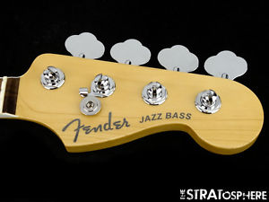 2016 Fender American Elite Jazz BASS NECK & TUNERS USA Compound Rosewood SALE!