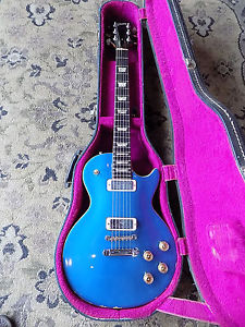 1973 Gibson Les Paul Deluxe BLUETOP refin Norlin mini humbucking vintage