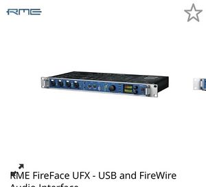 RME Fireface UFX USB and Firewire Audio Interface
