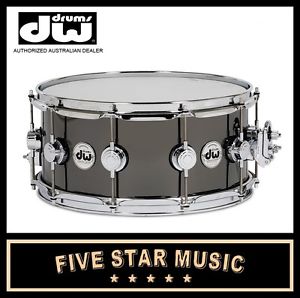 DW COLLECTORS 14"x5" 14" SNARE BLACK NICKEL OVER BRASS DRVB5514SVC NEW