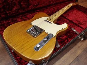 Fender Telecaster Natural Wood System 1972 Ash Body Used Electric Guitar From JP