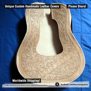 SALE Elvis D-28 Guitar Leather Cover Sleeve 4ecustomguitars GRACELAND