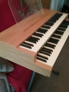 Two Manual MIDI Organ Block + 27 Note Pedal Board