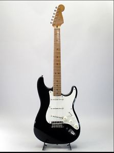 Fender Jimmie Vaughan Tex-Mex Strat Black w/soft case Free shipping #R954