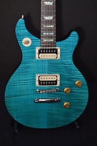 Gibson Custom Shop Tak Matsumoto DC Standard Flame Top Aqua Blue 2nd Edition