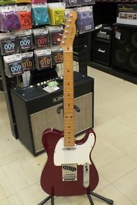 Fender USA AM-STD/Telecaster Red w/soft case F/S Guiter Bass From JAPAN #F161