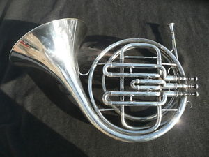 RARE FRENCH HORN by SELMER PARIS around 1930 - ASCENDING VALVE! READY TO PLAY
