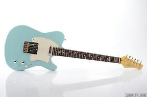 BUZZ FEITEN T-Pro Electric Guitar Mint Blue/ Rosewood w/ Hard Case NEW #26766