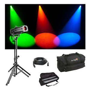 Chauvet DJ Lighting LED Followspot 120ST Stage Spot Light w/ Travel Bags & Cable