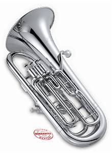 Jupiter 4 Valve Professional XO Model Silver Bb Euphonium 1270S