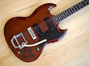 1972 Gibson SG Special Vintage Guitar Walnut Mini Humbucker w/ Bigsby 100% Stock